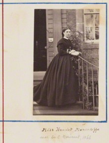 NPG Ax129165; Harriet Sarah (nÈe Moncreiffe), Lady Mordaunt by Unknown photographer